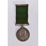 EDWARD VII ROYAL NAVAL RESERVE LONG SERVICE MEDAL on a wearing bar, named D687 J Morris Sea.n (