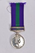 ERII GENERAL SERVICE MEDAL 1918-62 with near East bar named to 4173227 ACI EAG Macey RAF