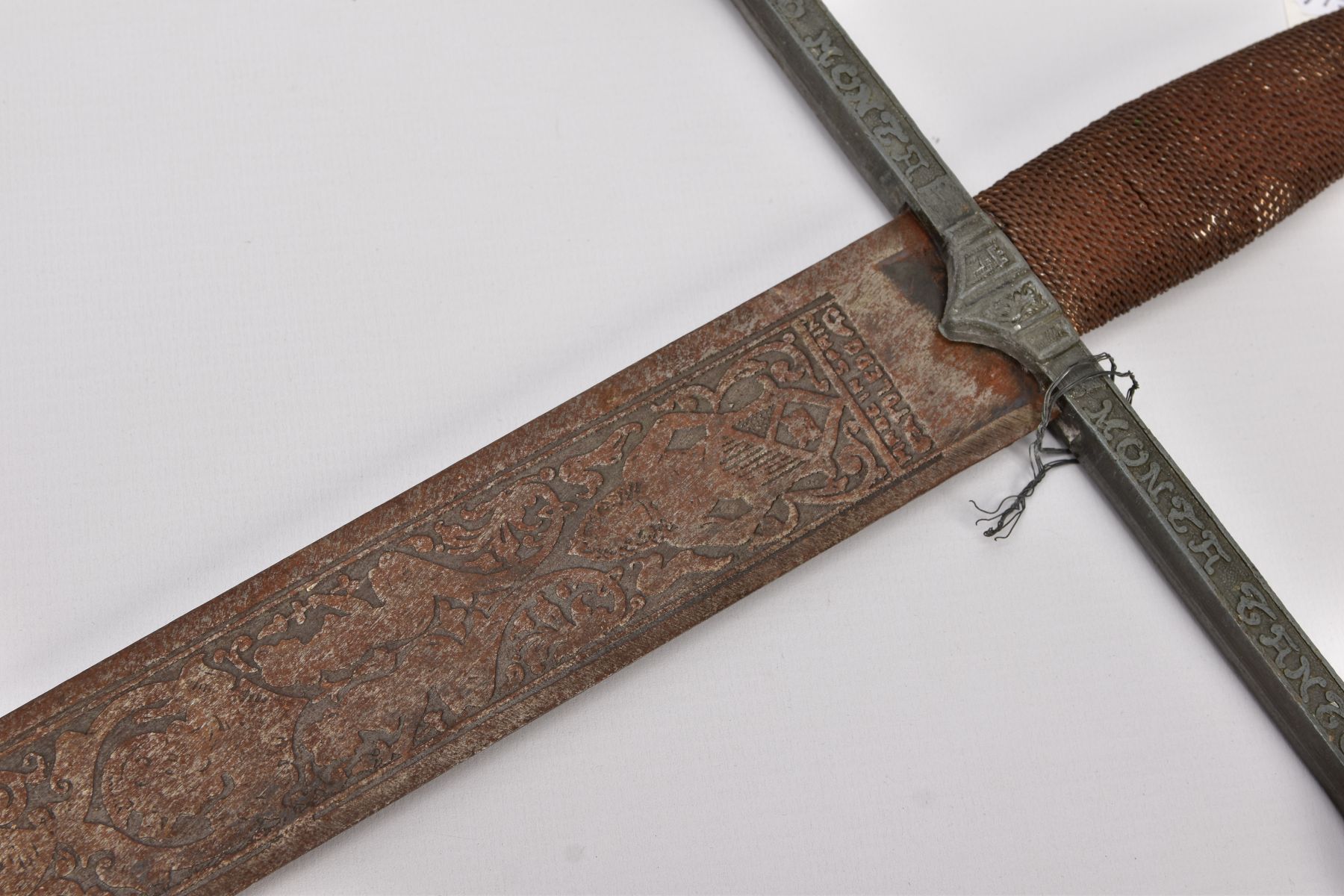 A LONG SWORD OF SPANISH ORIGIN, the blade is approximately 109cm in length and width 4.5cm at it's - Image 13 of 15