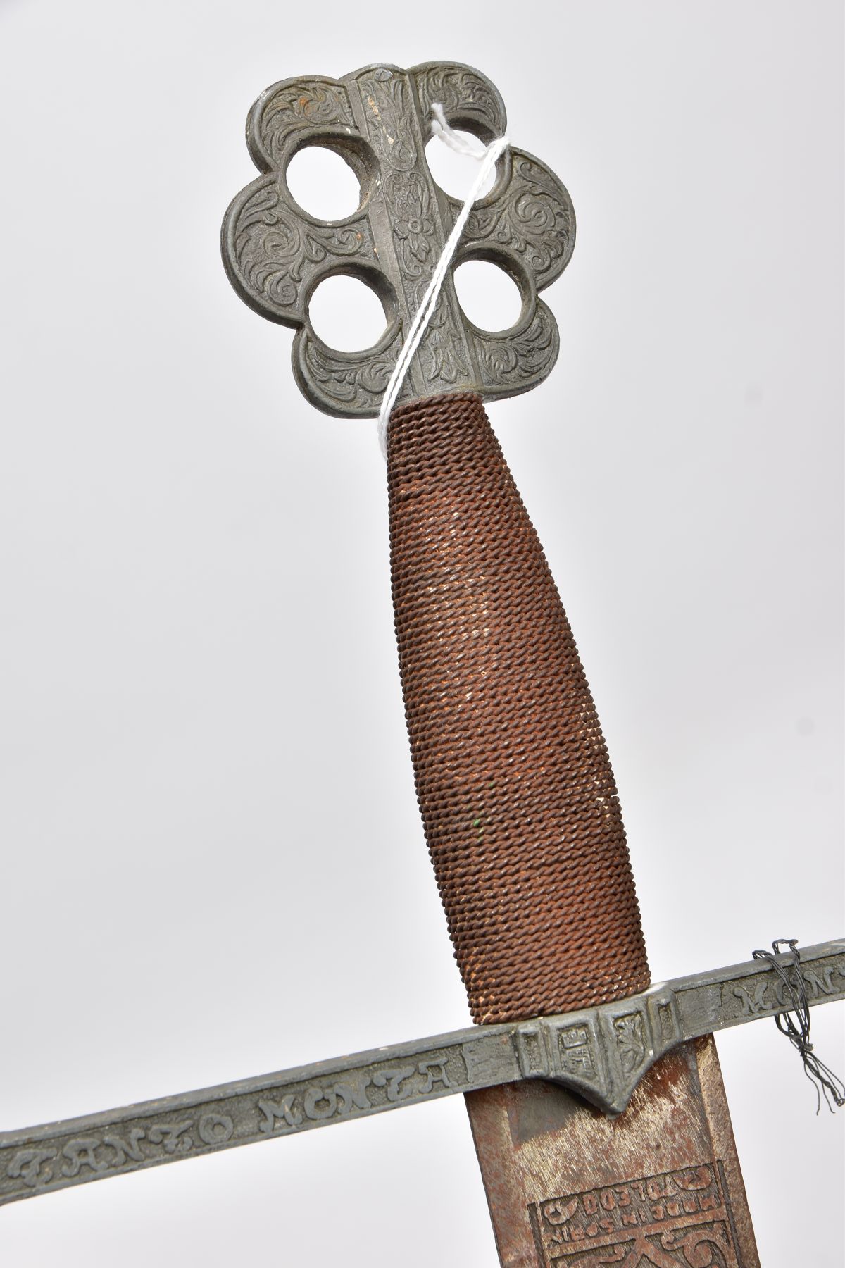 A LONG SWORD OF SPANISH ORIGIN, the blade is approximately 109cm in length and width 4.5cm at it's - Image 15 of 15