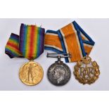 A BRITISH WAR AND VICTORY MEDAL PAIR, named to 21085 Pte J.Bradshaw, Manchester Regiment, together