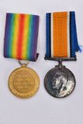 A BOXED PAIR OF BRITISH WAR AND VICTORY MEDALS NAMED TO 62291 Pte J.C.Bentley, West York Regiment,