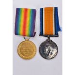 A BOXED PAIR OF BRITISH WAR AND VICTORY MEDALS NAMED TO 62291 Pte J.C.Bentley, West York Regiment,