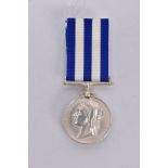 EGYPT MEDAL, no bar, named on rim J.E.Webb. ORD. HMS Minotaur, suspender does not swivel and is