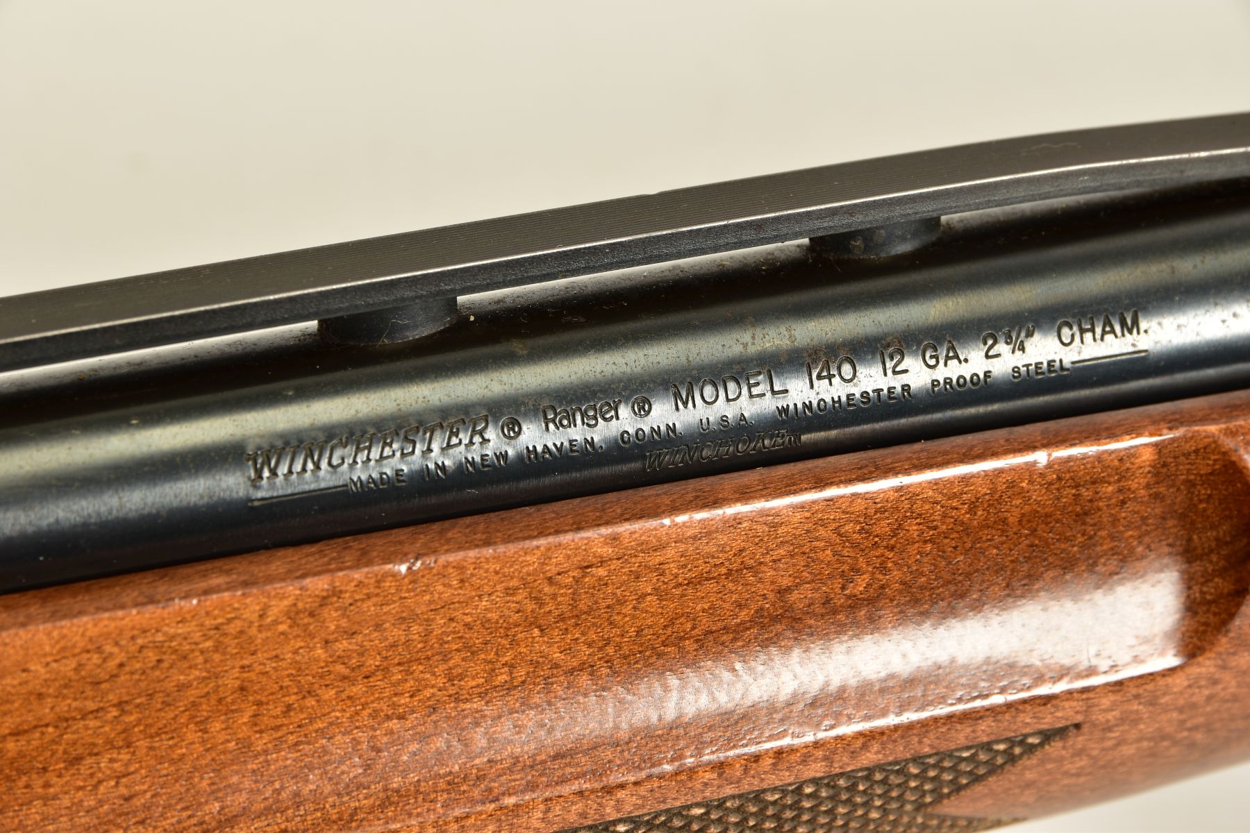 A 12 BORE 2¾'' CHAMBERED WINCHESTER RANGER MODEL 140 SINGLE BARREL SEMI AUTOMATIC, fitted with a - Image 15 of 15