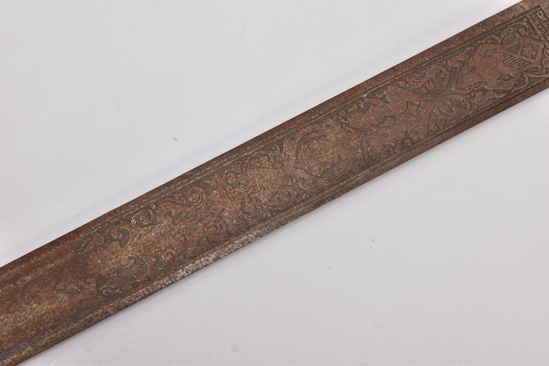 A LONG SWORD OF SPANISH ORIGIN, the blade is approximately 109cm in length and width 4.5cm at it's - Image 12 of 15