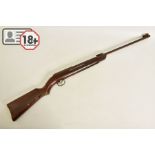 A .22'' DIANA MODEL G27 AIR RIFLE, it is in working order and complete but its former blue