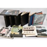 A LARGE BOX CONTAINING ELEVEN BOOKS OF MILITARY INTEREST, to include Vietnam War, Falklands War,