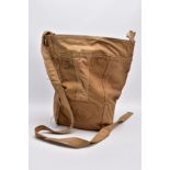 A WWII ERA SAND COLOURED MILITARY KIT/DUFFEL BAG, stamped to outside Aple & Co Ltd 1940 Crows