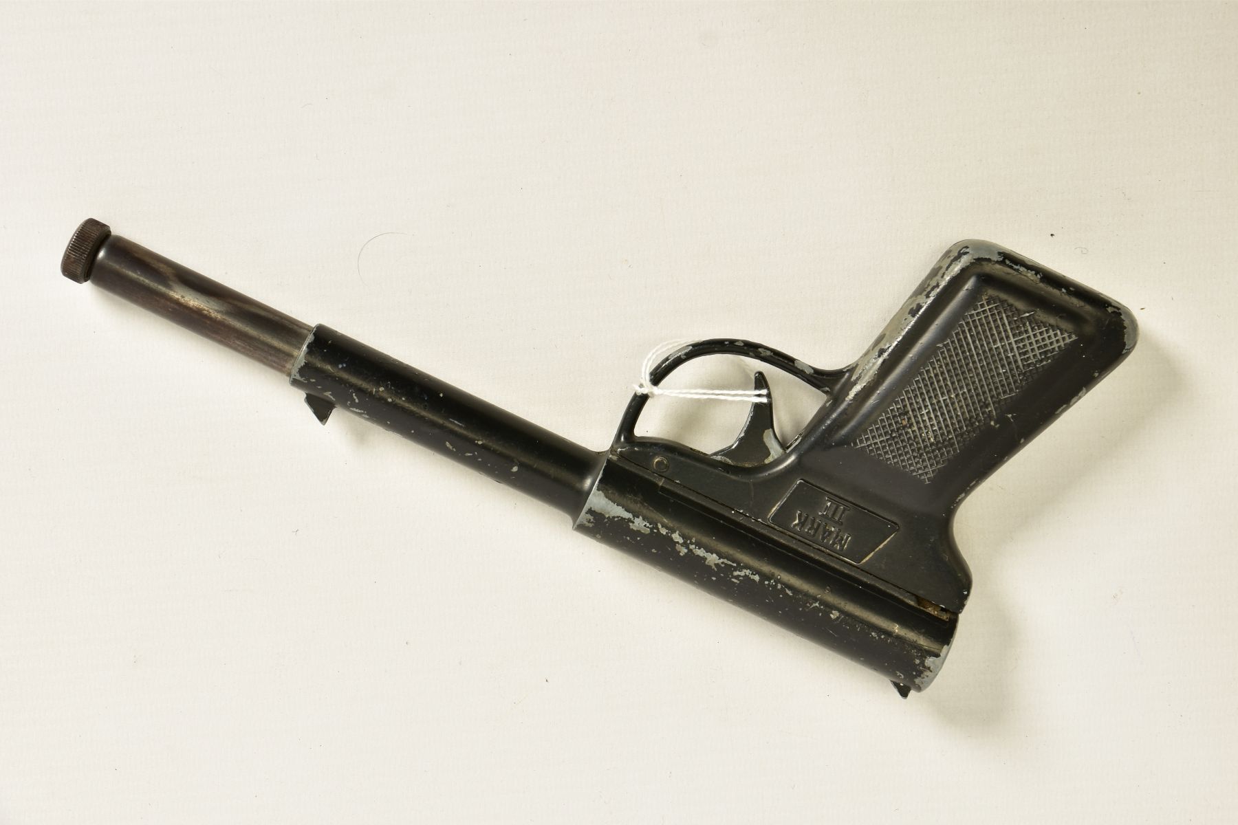 A .177'' GAT TYPE AIR PISTOL marked Briton, it's japanned surfaces have lost a considerable amount - Image 2 of 7