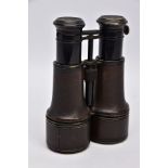 A PAIR OF WWI ERA BINOCULARS likely French manufacture, no makers marks, but they are marked '