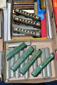 A QUANTITY OF MOSTLY UNBOXED AND ASSORTED HORNBY DUBLO COACHING STOCK, various B.R. MK1 Super detail
