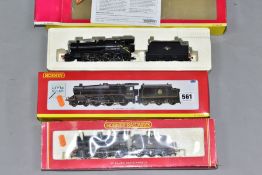 THREE BOXED HORNBY RAILWAYS 00 GAUGE LOCOMOTIVES, class 5MT, No. 45393, weathered B.R. Black