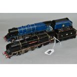 TWO UNBOXED HORNBY DUBLO DUCHESS CLASS LOCOMOTIVES, 'Duchess of Sutherland' No. 6233, L.M.S. Lined