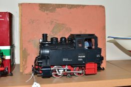 AN L.G.B. G GAUGE 0-4-0 TANK LOCOMOTIVE, has been run but appears complete and in good condition,