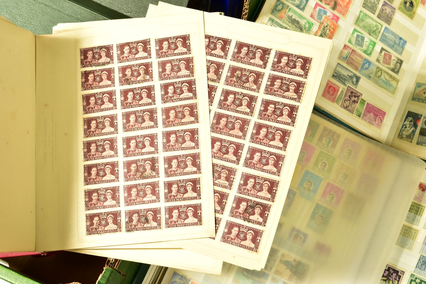 A LARGE COLLECTION OF STAMPS in albums, note a commonwealth collection with Malta 1956 set mint, - Image 3 of 7