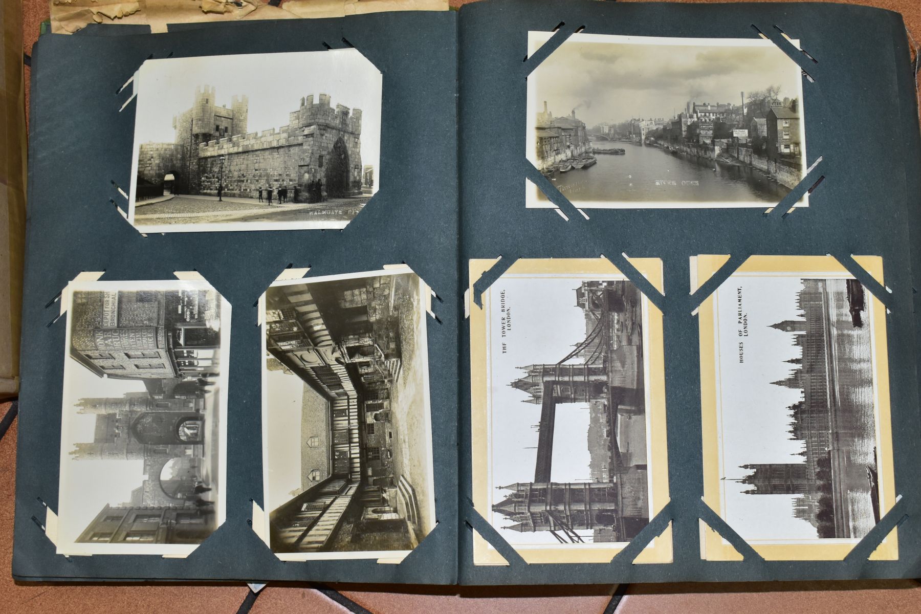 EPHEMERA, a collection of approximately 400 early-mid 20th Century postcards in albums and loose a - Image 5 of 12