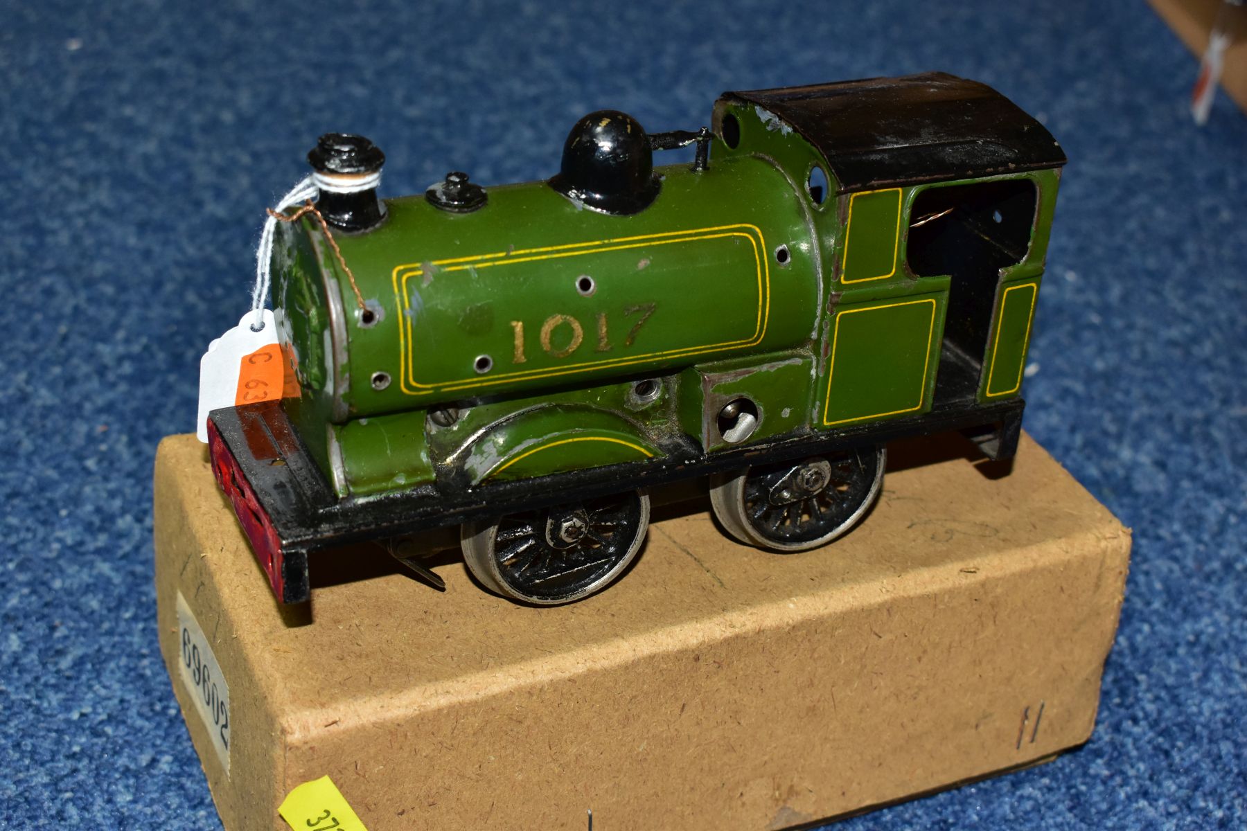 A CARETTE FOR BASSETT-LOWKE PECKETT 0-4-0 SADDLE TANK LOCOMOTIVE, No. 3104/0, clockwork version,