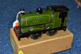 A CARETTE FOR BASSETT-LOWKE PECKETT 0-4-0 SADDLE TANK LOCOMOTIVE, No. 3104/0, clockwork version,