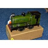 A CARETTE FOR BASSETT-LOWKE PECKETT 0-4-0 SADDLE TANK LOCOMOTIVE, No. 3104/0, clockwork version,