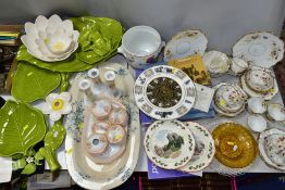 VARIOUS CERAMIC AND GLASS ITEMS, to include a Diamond China teaset (37), a French porcelain