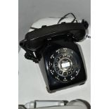 A MID 20TH CENTURY NORTHERN ELECTRIC, CANADA BLACK TELEPHONE, with volume control dial underneath '