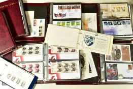 GB COLLECTION OF FIRST DAY COVERS IN SIX ROYAL MAIL BINDERS from 1990s to approximately 2014. (not