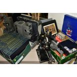 A GROUP OF CINEMATIC ITEMS etc, to include a Bell & Howell Filmsound 16mm cine projector and