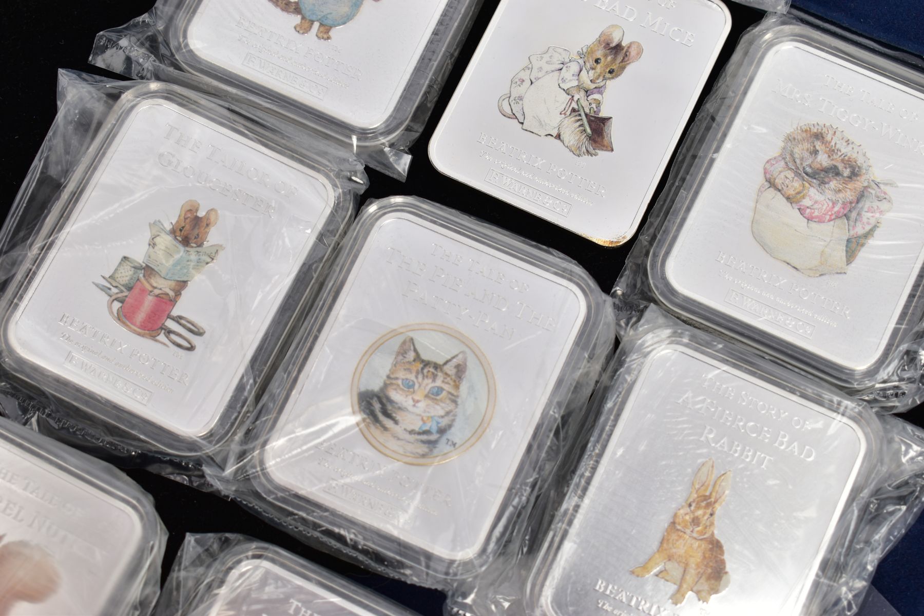 A GROUP OF BEATRIX POTTER THEMED INGOT SET of twelve tales from Jemima Puddleduck through to Miss - Image 2 of 3