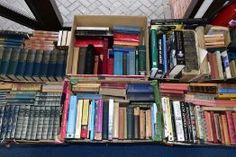 BOOKS, a collection of approximately 190 mainly hardback titles in six boxes, to include twenty five