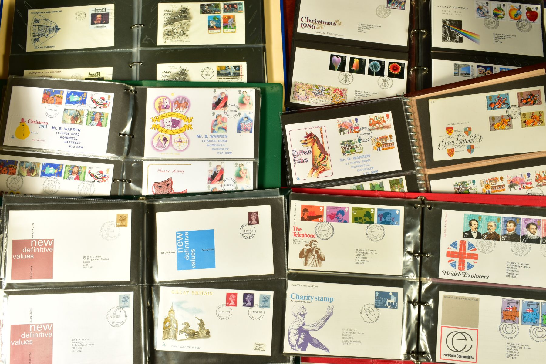 A COLLECTION OF COVERS AND PRESENTATION PACKS in 15 albums and a few loose. The covers mainly GB - Image 9 of 9