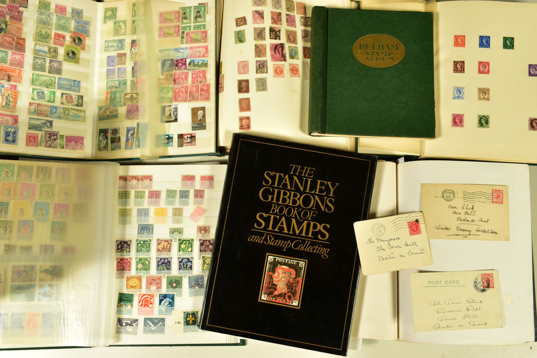 A LARGE COLLECTION OF STAMPS in albums, note a commonwealth collection with Malta 1956 set mint, - Image 2 of 7