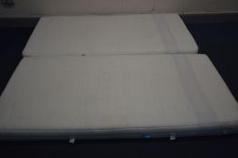 TWO SINGLE HULSTA MATTRESSES