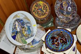 THIRTY NINE COLLECTORS PLATES, most with certificates, no boxes, including a set of eight Royal