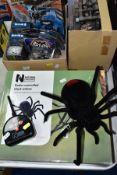 A BOXED NATURAL HISTORY MUSEUM RADIO CONTROLLED BLACK WIDOW SPIDER, not tested but appears