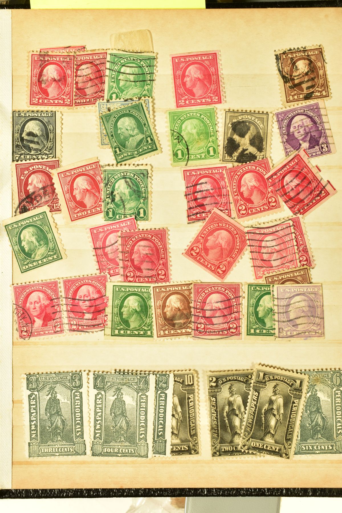 A LARGE BOX OF STAMPS AND ACCESSORIES including some early USA types in mixed condition empty albums - Image 7 of 14