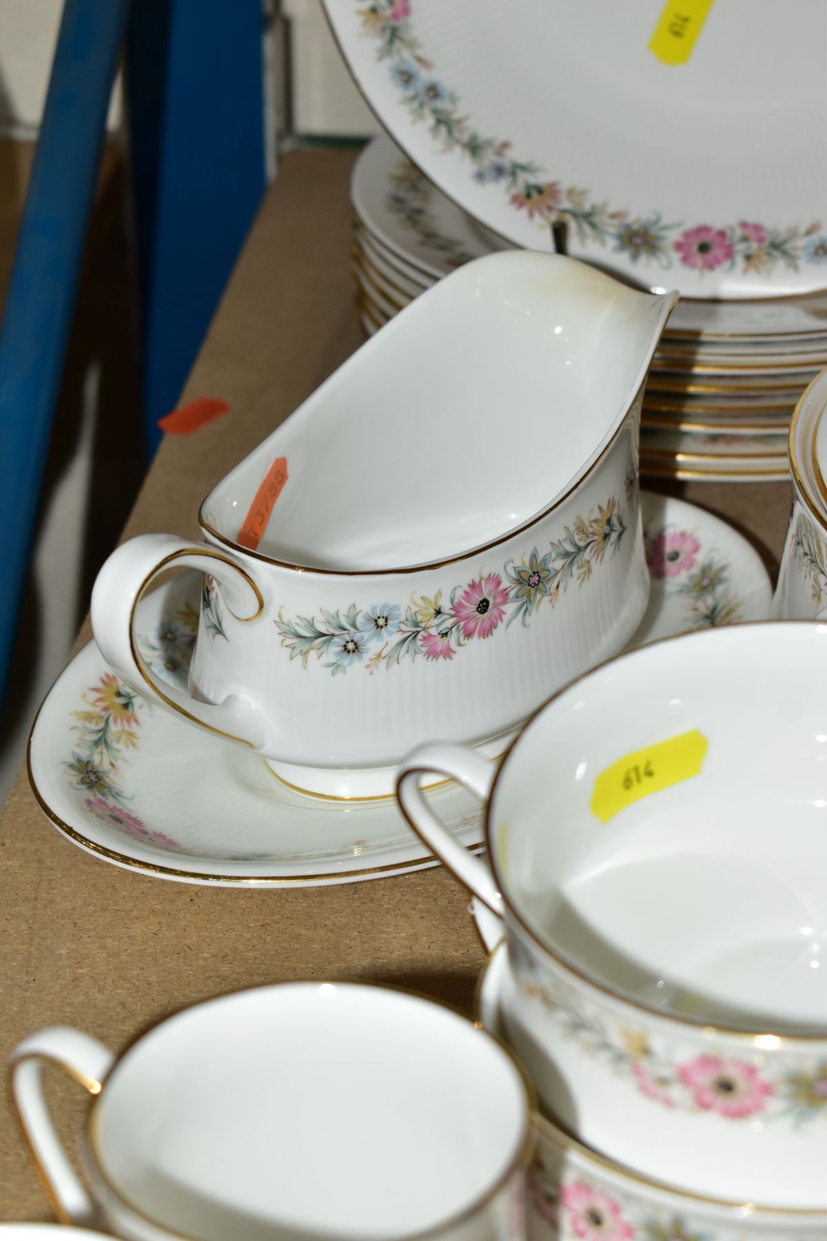 A ROYAL ALBERT/PARAGON 'BELINDA' PART DINNER SERVICE, comprising ten coffee cups (two Royal Albert), - Image 10 of 10