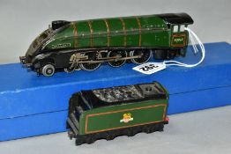 A HORNBY DUBLO A4 CLASS LOCOMOTIVE, 'Mallard' No 60022, B.R lined green livery (L11), playworn