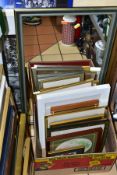 PAINTINGS AND PRINTS ETC, to include watercolours by Sheila Richards, subjects include a harbour