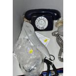 A P.O. FACTORY CWMCARN BLUE TELEPHONE, to commemorate the Silver Jubilee of HM. Queen Elizabeth