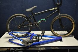 A JET KEY BMX BIKE with a 9in frame ,a Carrera Vulcan 16in frame and a vintage child's bike (3)