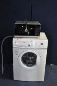 A ZANUSSI WASHING MACHINE, a Panasonic microwave and a Sharp microwave (all PAT pass and power
