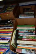 BOOKS, DVD & VHS, a collection of forty five VHS video cassettes and thirty five DVD's relating to