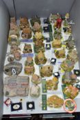 THIRTY SIX LILLIPUT LANE SCULPTURES AND VARIOUS BADGES, comprising twenty eight from Symbol of
