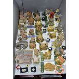 THIRTY SIX LILLIPUT LANE SCULPTURES AND VARIOUS BADGES, comprising twenty eight from Symbol of