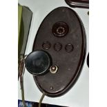 AN EARLY 20TH CENTURY CONNECTICUT TELEPHONE & ELECTRICAL COMPANY (MERIDEN CONN. USA) BAKELITE WALL