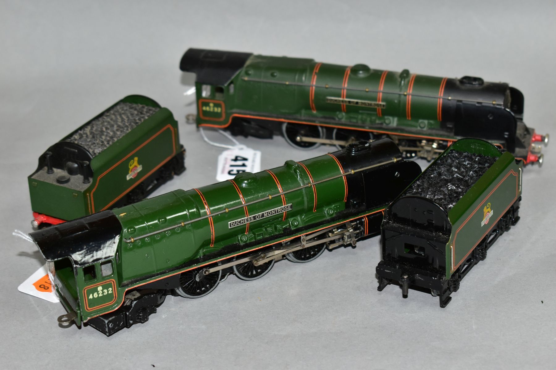 TWO UNBOXED HORNBY DUBLO DUCHESS CLASS LOCOMOTIVES, 'Duchess of Montrose' No 46232 (EDL12), both - Image 4 of 5
