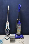 A VAX STEAM FRESH COMBI, Bissell Easy Vac upright vacuum cleaner and a Busy Body Fan Heater (all PAT