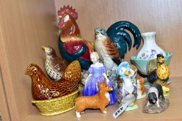 A GROUP OF BESWICK AND ROYAL DOULTON to include Beatrix Potter 'Jemima Puddleduck' 'Old Mr Brown and