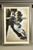 LEVI DERBER (CONTEMPORARY) 'TANGO', a male and female figure dancing a Tango, signed bottom left,